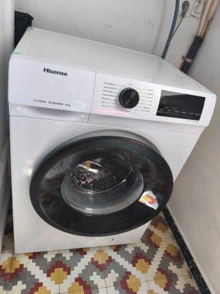 Lavadora Hisense 8kg Inverter Steam