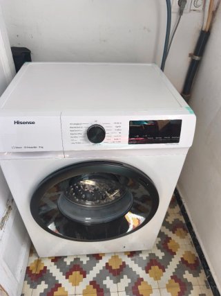 Lavadora Hisense 8kg Inverter Steam