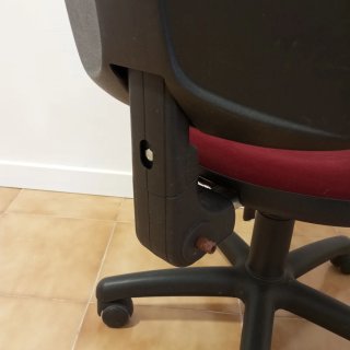 Silla de escritorio roja