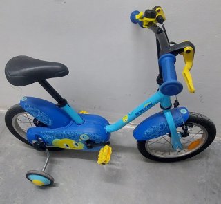 Bicicleta infantil azul