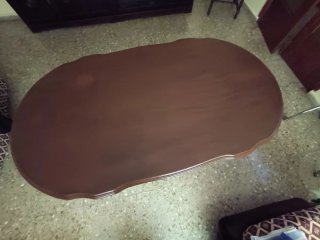 Mesa comedor madera estilo inglés