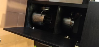 Escritorio IKEA MICKE Negro-Marrón