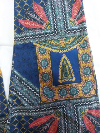 Pantalón flare estampado azul