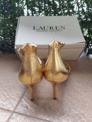 Sandalias doradas Lauren Ralph Lauren