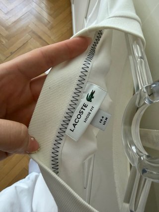 Sudadera Lacoste Blanca  Original