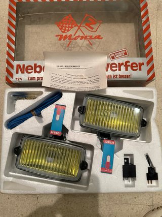Juego Faros Antiniebla Monza 12V halógenos