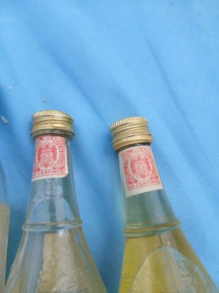 3 Bottiglie Miniatura Liquore Ron Caffè Carmelitano