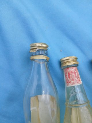 3 Bottiglie Miniatura Liquore Ron Caffè Carmelitano