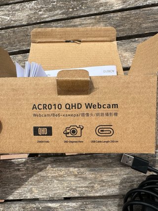 OFERTA! Webcam Acer ACR010 QHD Negra