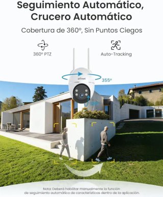 ieGeek Cámara Vigilancia Solar 24/7