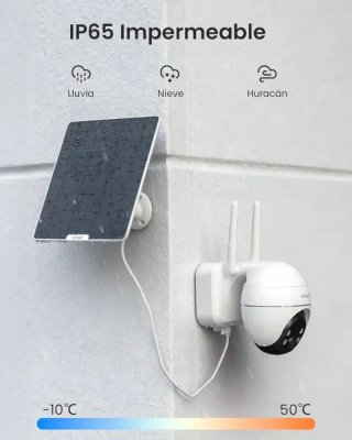 ieGeek Cámara Vigilancia Solar 24/7