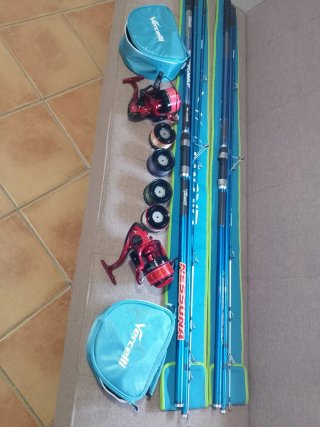 2 Cañas de Surfcasting Vercellimodelo Messuna 4.20