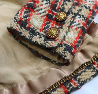 Chaqueta Chanel Vintage Tartán Multicolor