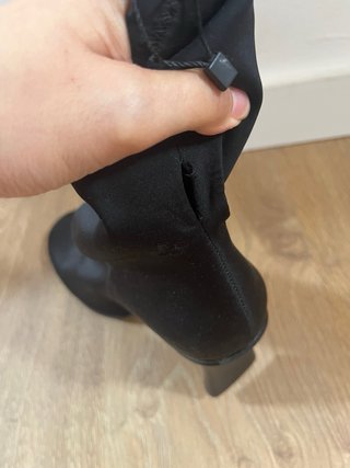 Botas altas tacón negras
