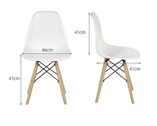 Mesa Extensible Madera y 6 Sillas