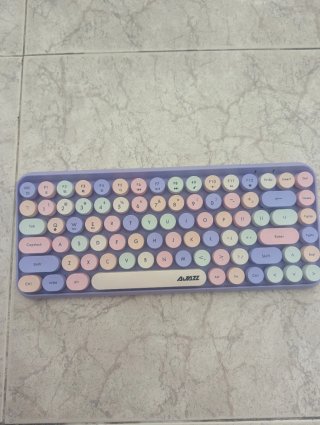 Teclado AJAZZ Lila y Rosa