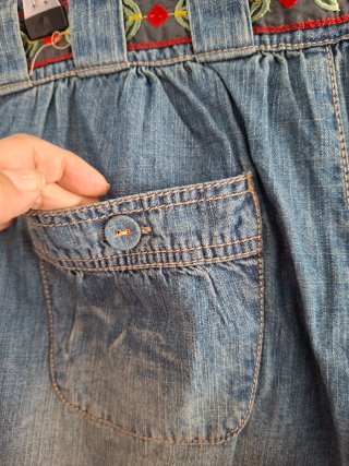Pantalones culotte palazzo Blanco