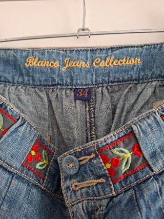 Pantalones culotte palazzo Blanco