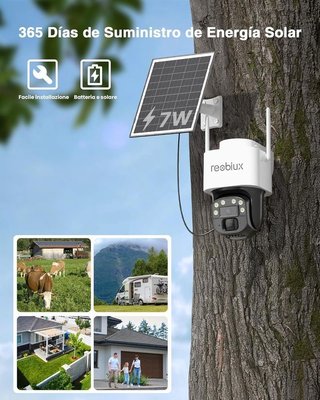 Cámara Vigilancia 4G Solar 2K NUEVA