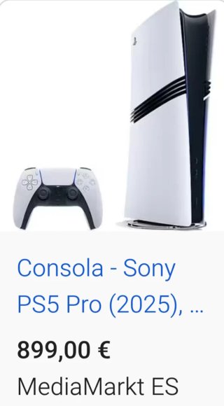 Consola Sony PS5 Pro Precintada