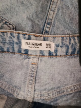 Falda vaquera azul claro Pull&Bear T. M