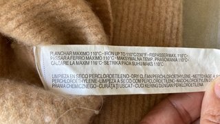 Jersey Zara Man camel cachemir