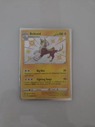 Carta Pokémon Boltund SV040/SV122 Shiny
