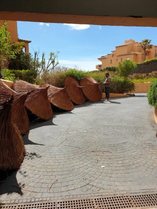 Sombrillas artesanales