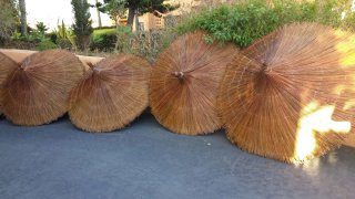Sombrillas artesanales