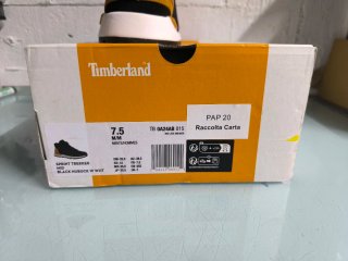Botas Timberland Negras y Amarillas Talla 41