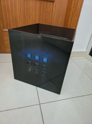 4 cajas Ikea kallax negro