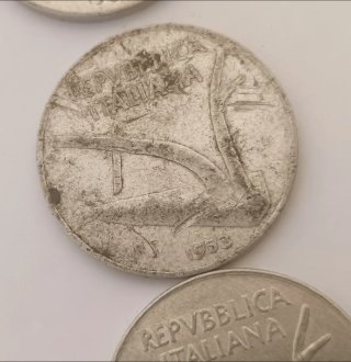 Lotto 6 Monete 10 Lire Spighe Rare 1952