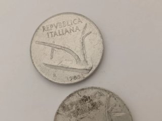 Lotto 6 Monete 10 Lire Spighe Rare 1952