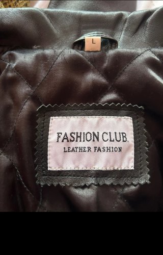 Chaqueta de Piel Fashion Club Talla L