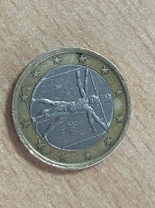 Moneda Euro Da Vinci
