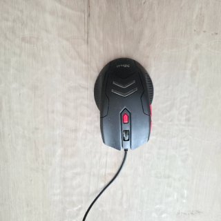 Mouse Trust nero/rosso