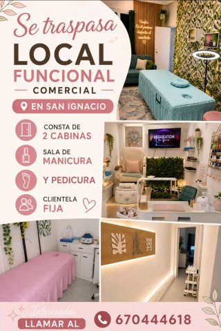 Traspaso local comercial a pie de calle con client