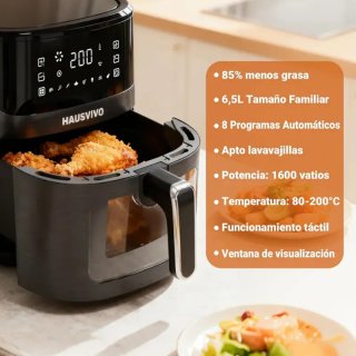 Freidora Aire 6.5L 1600W HausVIVO