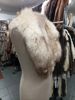 Collo Volpe Groenlandia Beige/Marrone