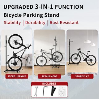 Soporte Bicicleta Vertical con Ruedas