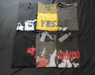 Lote 6 camisetas L variadas