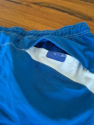 Costume da bagno Tribord uomo blu e bianco