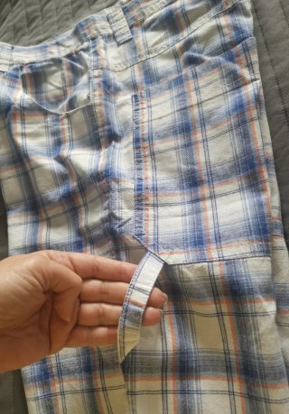Pantaloncini/Bermuda Dong Fang a quadri Tg48