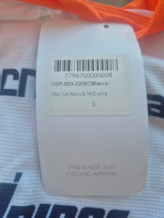 Maillot Ciclismo GSPORT Talla L Nuevo a estrenar