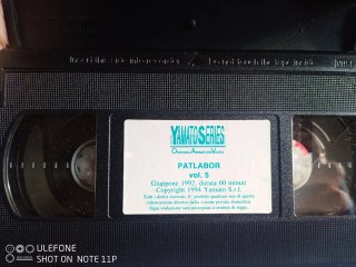 Vhs Patlabor Vol.5-Yamato Series *RARA* 1994