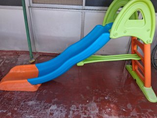 Tobogán Feber Naranja y Verde