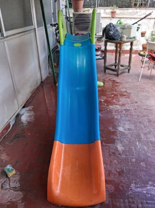 Tobogán Feber Naranja y Verde