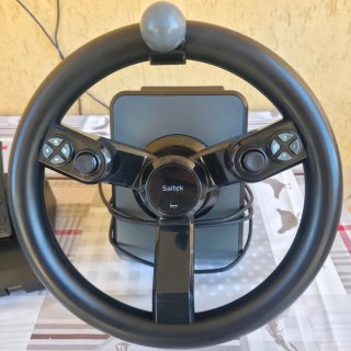 Volante Saitek PC con pedali