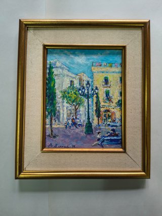 Oli “Plaça dels Cotxes“ Ramon Bernadó