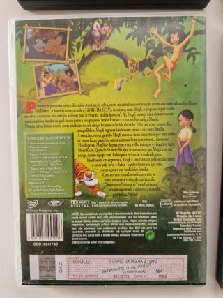 Lote 4 DVDs Disney Clásicos (Portugués)